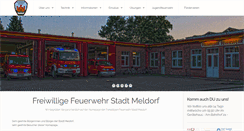 Desktop Screenshot of feuerwehr-meldorf.de