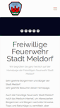 Mobile Screenshot of feuerwehr-meldorf.de