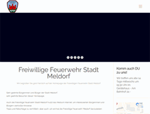 Tablet Screenshot of feuerwehr-meldorf.de
